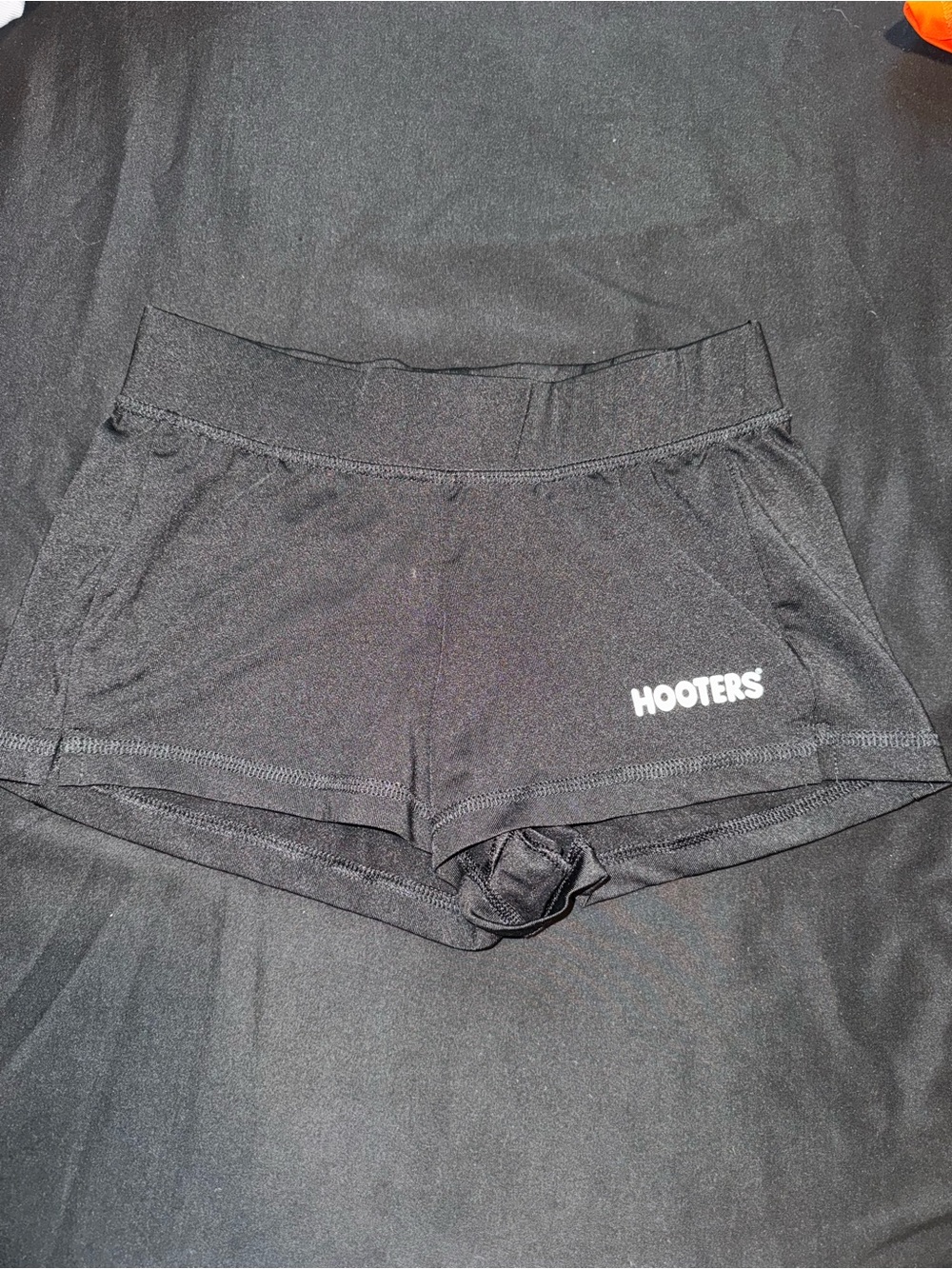 Hooters Black Women's Athletic Performance Shorts